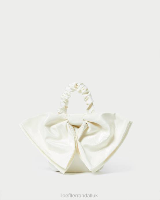 Bags X82V396 Cream Women Loeffler Randall Sierra Mini Bow Clutch