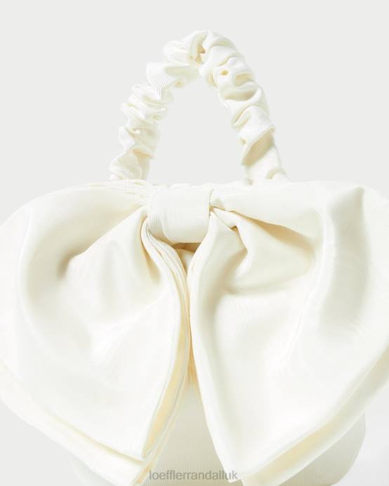 Bags X82V396 Cream Women Loeffler Randall Sierra Mini Bow Clutch