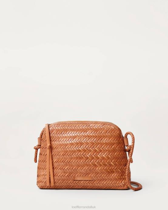 Bags X82V324 Timber Women Loeffler Randall Mallory Brown Woven Crossbody
