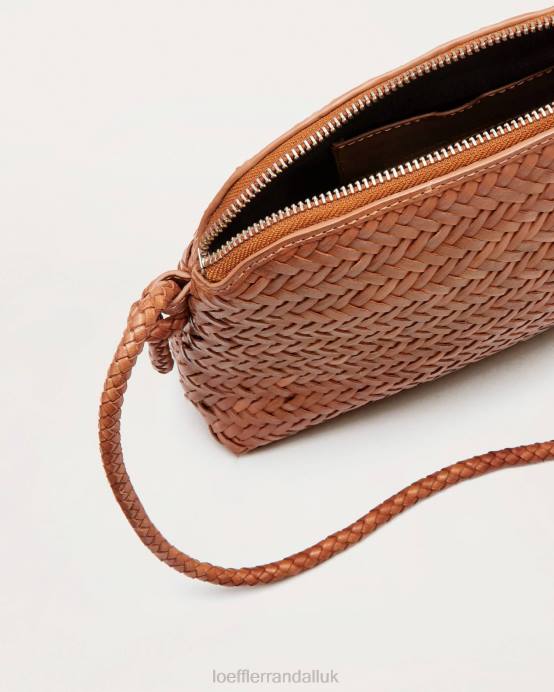 Bags X82V324 Timber Women Loeffler Randall Mallory Brown Woven Crossbody