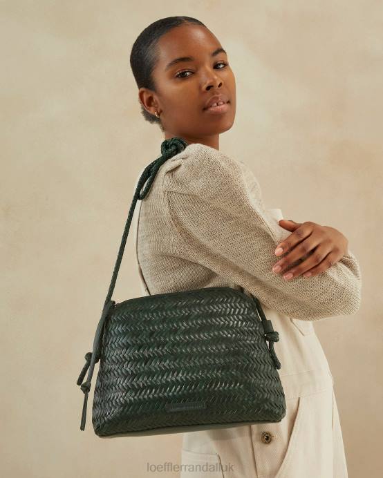 Bags X82V326 Forest Women Loeffler Randall Mallory Woven Crossbody