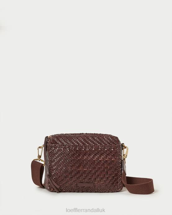 Bags X82V327 Chocolate Women Loeffler Randall Patricia Woven Camera Bag