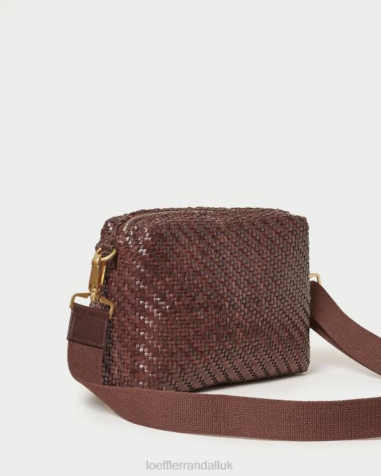 Bags X82V327 Chocolate Women Loeffler Randall Patricia Woven Camera Bag