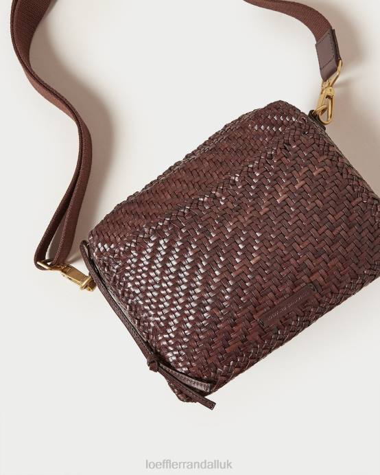 Bags X82V327 Chocolate Women Loeffler Randall Patricia Woven Camera Bag