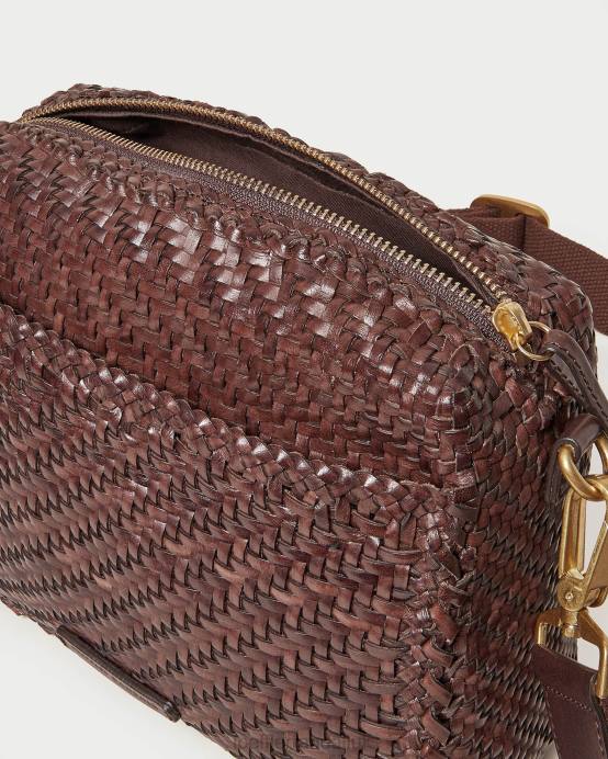 Bags X82V327 Chocolate Women Loeffler Randall Patricia Woven Camera Bag