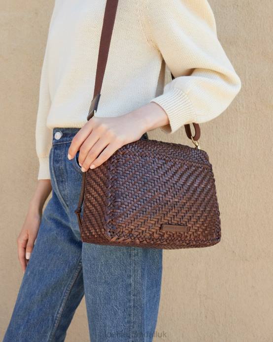 Bags X82V327 Chocolate Women Loeffler Randall Patricia Woven Camera Bag