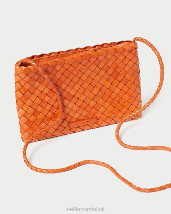 Bags X82V329 Tangerine Women Loeffler Randall Marison Woven Crossbody
