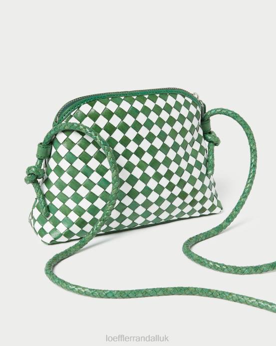 Bags X82V331 Bright Emerald/White Women Loeffler Randall Marybeth Mini Crossbody