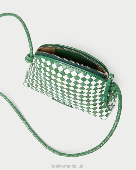 Bags X82V331 Bright Emerald/White Women Loeffler Randall Marybeth Mini Crossbody