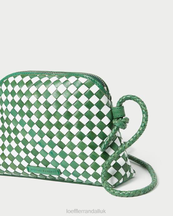 Bags X82V331 Bright Emerald/White Women Loeffler Randall Marybeth Mini Crossbody