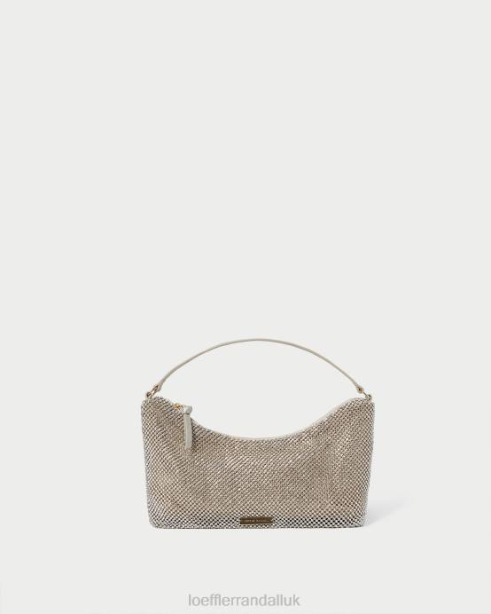 Bags X82V399 Gold Women Loeffler Randall Cam Diamante Baguette Bag