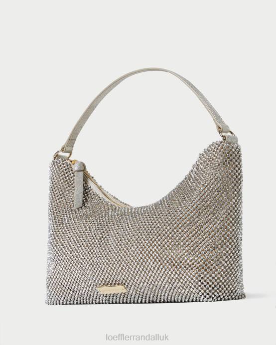 Bags X82V399 Gold Women Loeffler Randall Cam Diamante Baguette Bag