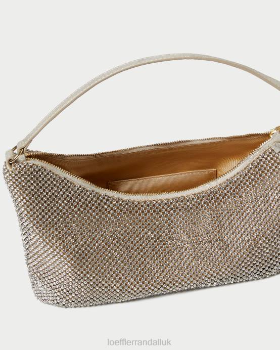 Bags X82V399 Gold Women Loeffler Randall Cam Diamante Baguette Bag