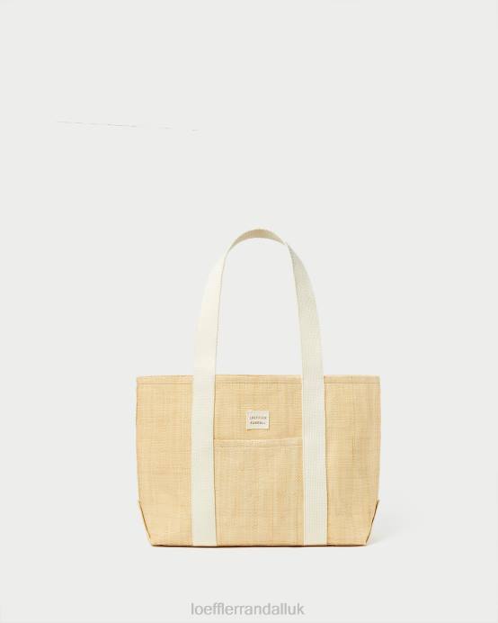 Bags X82V316 Natural Raffia Women Loeffler Randall Bennett Medium Tote