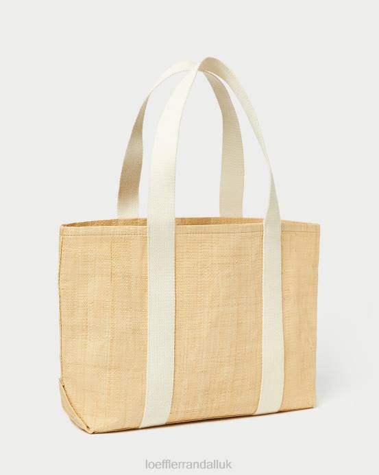 Bags X82V316 Natural Raffia Women Loeffler Randall Bennett Medium Tote