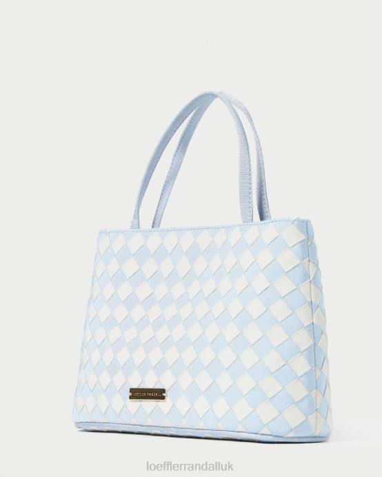 Bags X82V317 Light Blue/Cream Women Loeffler Randall Minnow Mini Tote