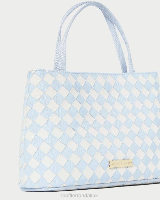 Bags X82V317 Light Blue/Cream Women Loeffler Randall Minnow Mini Tote