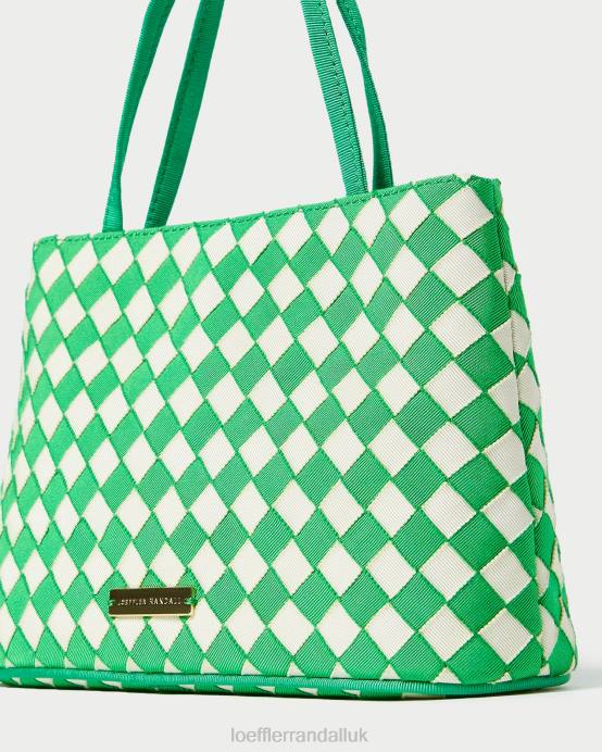 Bags X82V320 Green/Cream Women Loeffler Randall Minnow Mini Tote