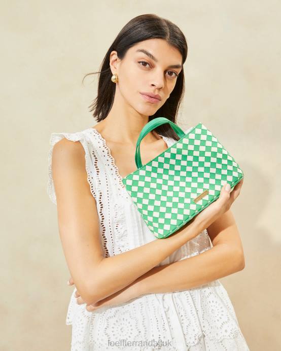 Bags X82V320 Green/Cream Women Loeffler Randall Minnow Mini Tote