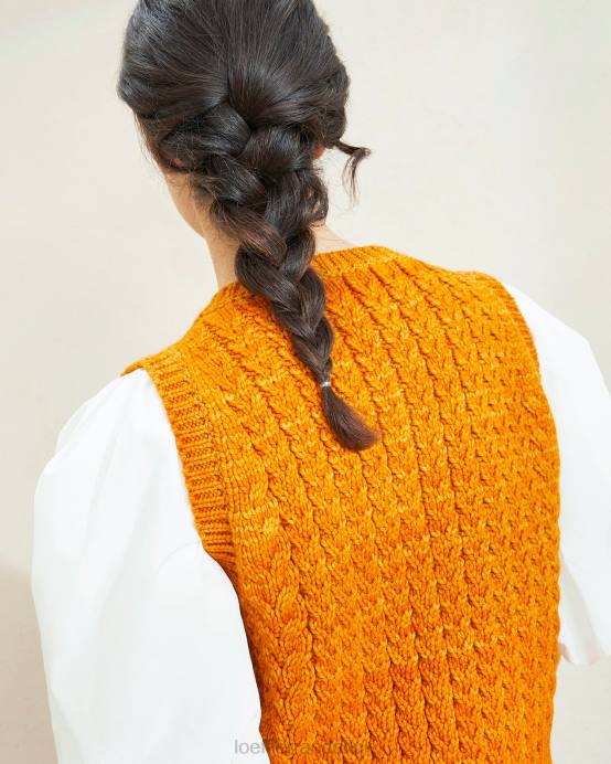 Clothes X82V256 Sunset Women Loeffler Randall Rosie Chunky Sweater Vest