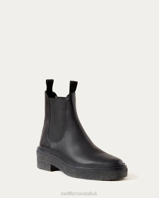 Shoes X82V267 Black Women Loeffler Randall Raquel Pull-On Boot