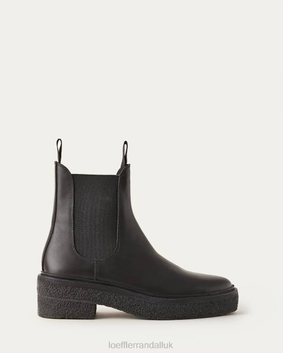 Shoes X82V267 Black Women Loeffler Randall Raquel Pull-On Boot