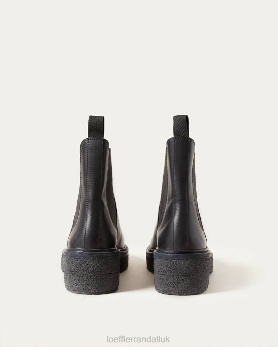 Shoes X82V267 Black Women Loeffler Randall Raquel Pull-On Boot