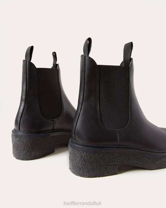 Shoes X82V267 Black Women Loeffler Randall Raquel Pull-On Boot