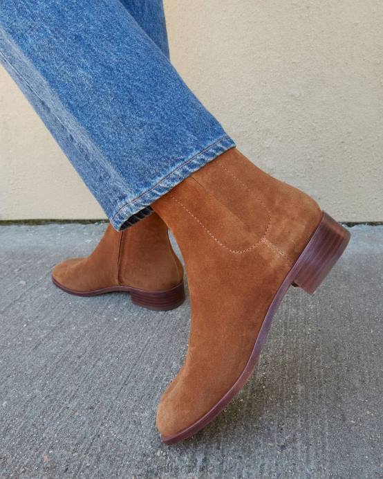 Shoes X82V273 Cacao Women Loeffler Randall Ronnie Ankle Boot