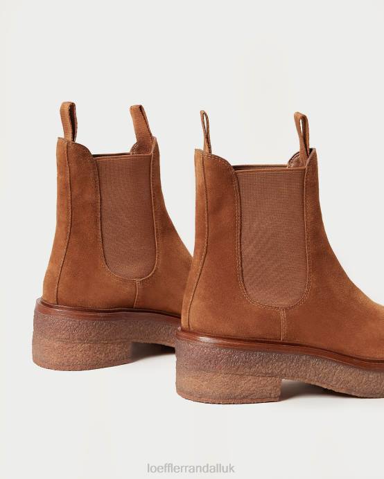 Shoes X82V275 Cacao Women Loeffler Randall Raquel Pull-On Boot