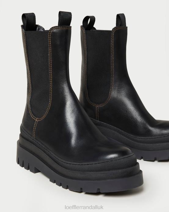 Shoes X82V291 Black Women Loeffler Randall Carlota Chunky Lug Boot