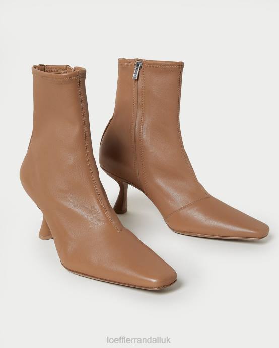 Shoes X82V292 Safari Women Loeffler Randall Thandy Curved Heel Bootie