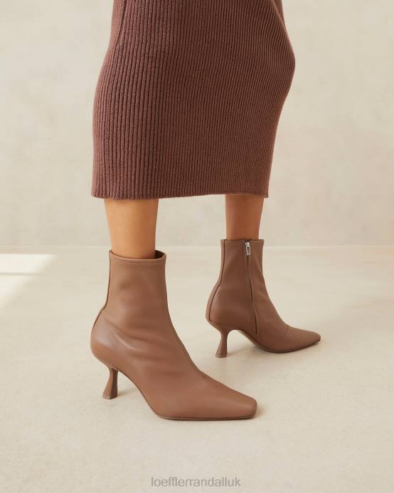 Shoes X82V292 Safari Women Loeffler Randall Thandy Curved Heel Bootie