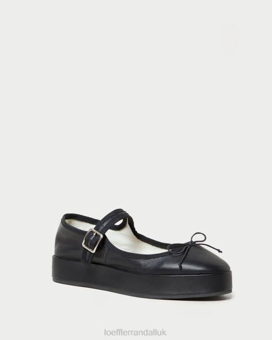 Shoes X82V297 Black Women Loeffler Randall Leah Platform Mary Jane