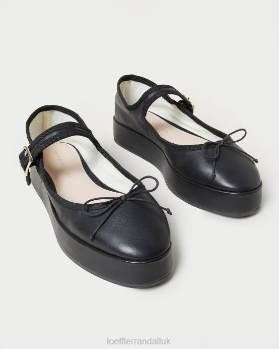 Shoes X82V297 Black Women Loeffler Randall Leah Platform Mary Jane