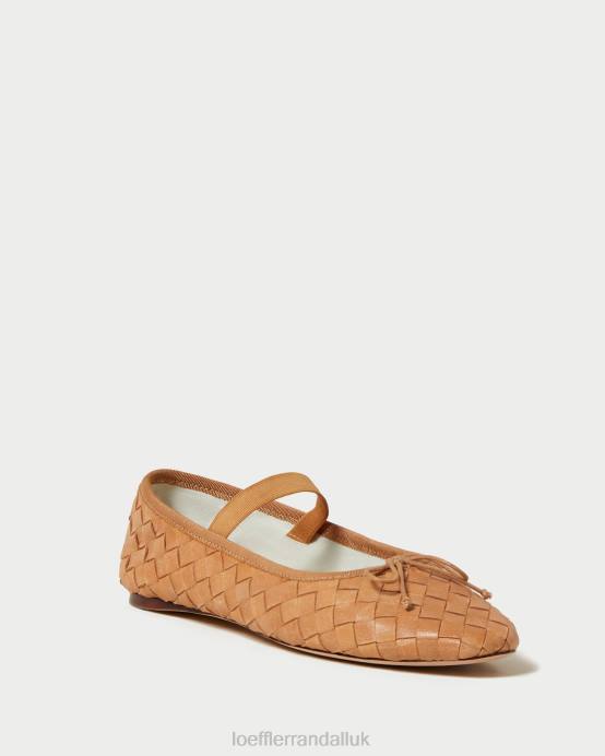 Shoes X82V298 Honey Women Loeffler Randall Leonie Ballet Flat