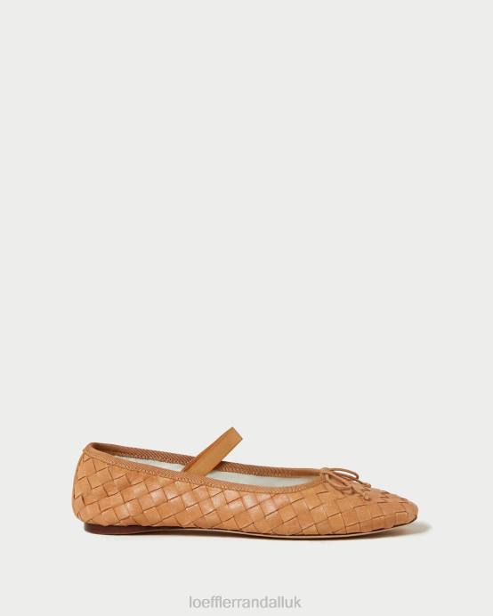 Shoes X82V298 Honey Women Loeffler Randall Leonie Ballet Flat