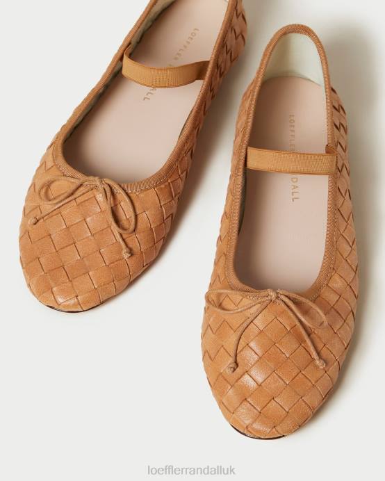 Shoes X82V298 Honey Women Loeffler Randall Leonie Ballet Flat