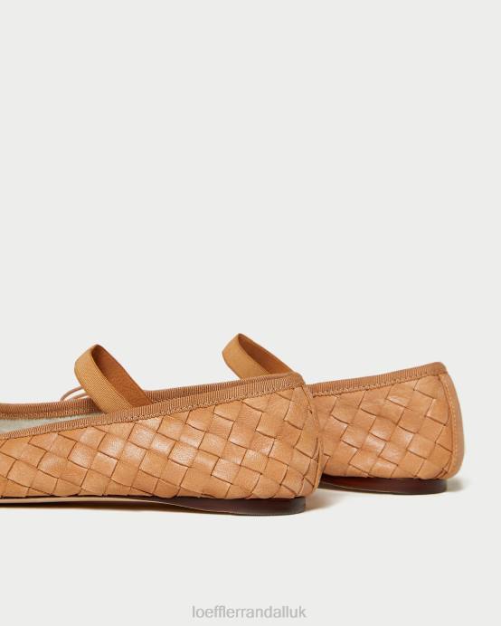 Shoes X82V298 Honey Women Loeffler Randall Leonie Ballet Flat