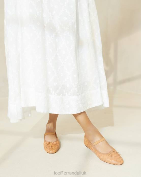 Shoes X82V298 Honey Women Loeffler Randall Leonie Ballet Flat