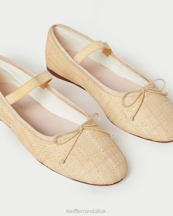 Shoes X82V302 Natural Women Loeffler Randall Leonie Ballet Flat