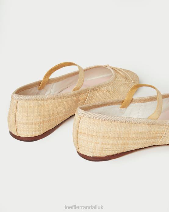 Shoes X82V302 Natural Women Loeffler Randall Leonie Ballet Flat