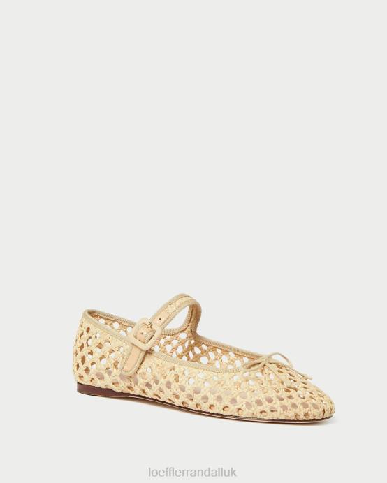 Shoes X82V304 Natural Women Loeffler Randall Chiara Mary Jane