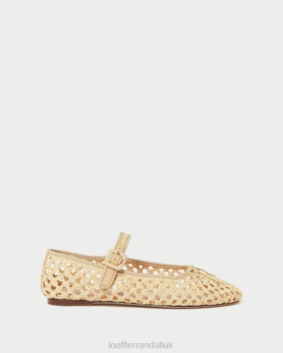 Shoes X82V304 Natural Women Loeffler Randall Chiara Mary Jane