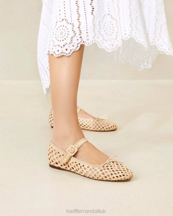 Shoes X82V304 Natural Women Loeffler Randall Chiara Mary Jane