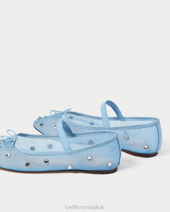 Shoes X82V305 Blue/Clear Women Loeffler Randall Leonie Ballet Flat