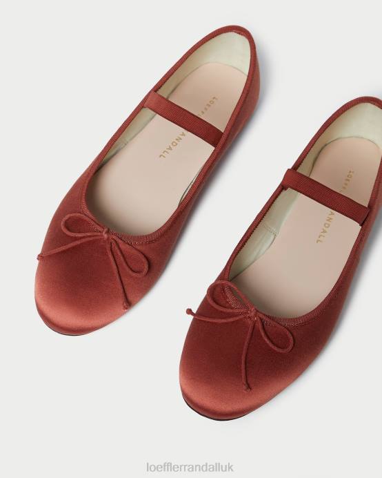 Shoes X82V310 Terracotta Women Loeffler Randall Leonie Ballet Flat