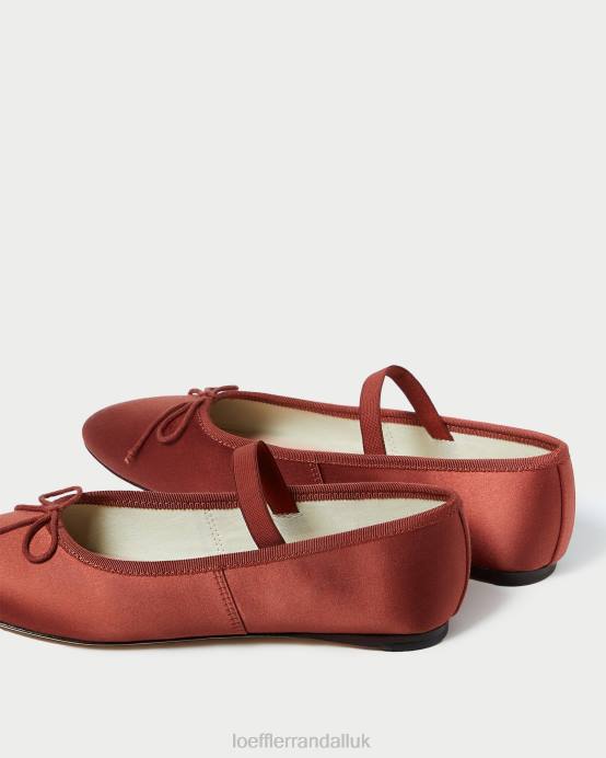 Shoes X82V310 Terracotta Women Loeffler Randall Leonie Ballet Flat