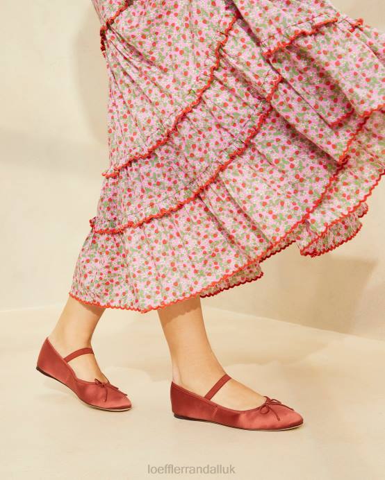 Shoes X82V310 Terracotta Women Loeffler Randall Leonie Ballet Flat