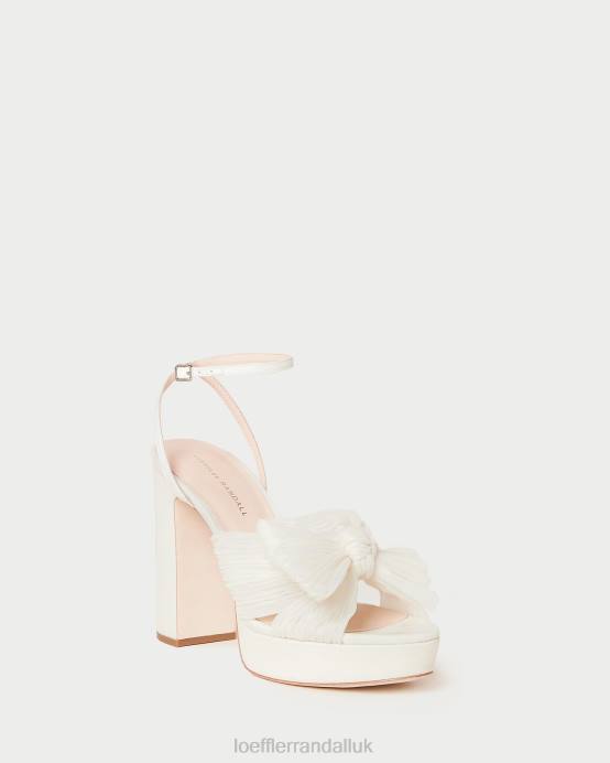 Shoes X82V14 Pearl Women Loeffler Randall Natalia Platform Bow Heel